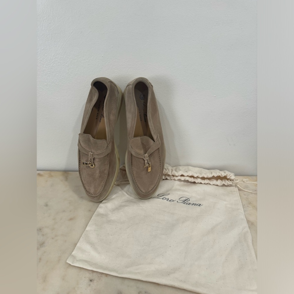 Pre owned Loro Piana in color Sandstone, Size 38 EUR, Dust bag included
